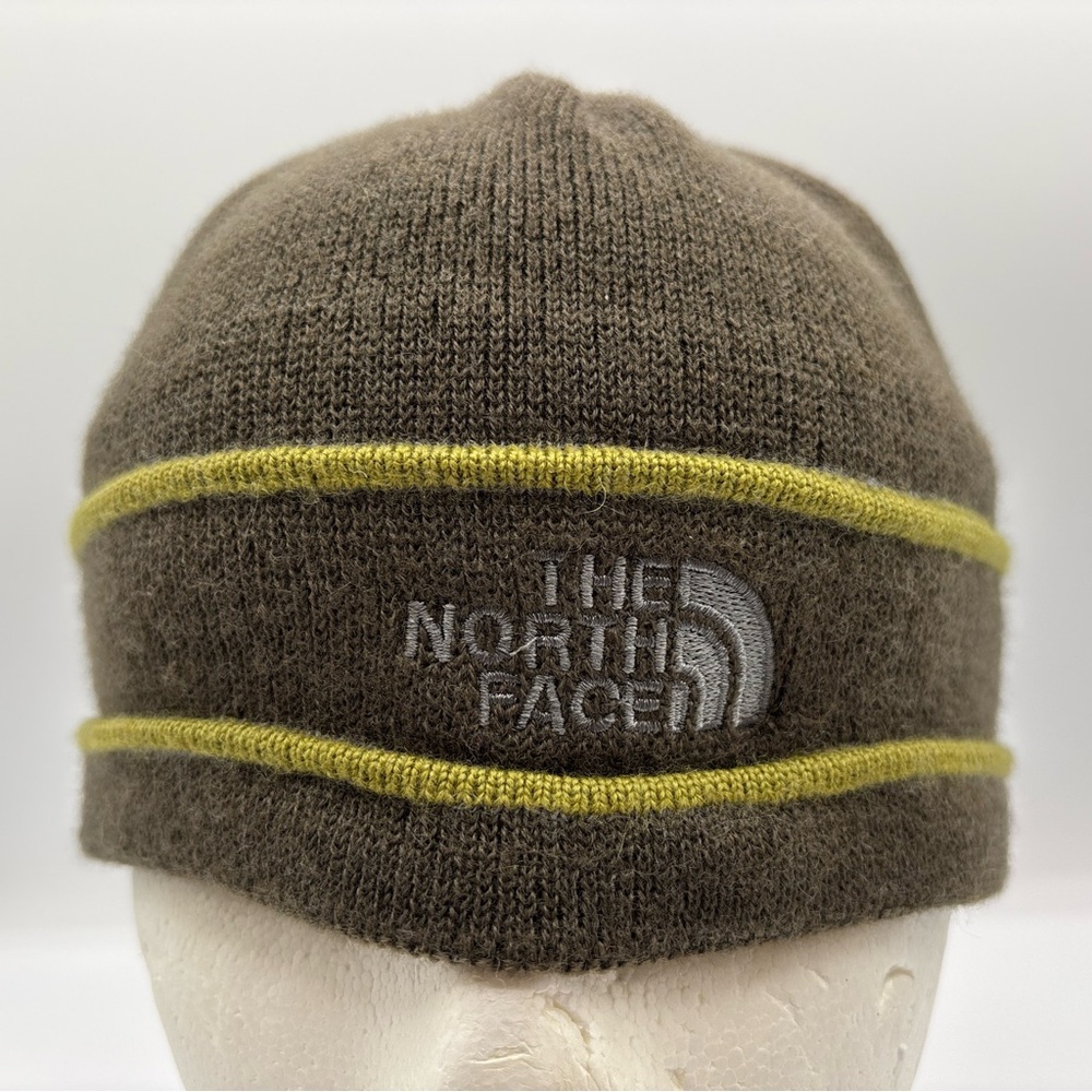 The North Face Kids Green Wool Beanie Unisex One Size Fits Most‎